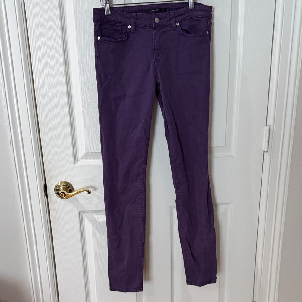 Joe's Jeans Deep Purple Denim ultra slim size 28